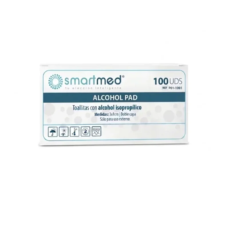 woo-products2Fimages2F1784936664150-producto-800x800-1784936663429-1-1.webp Toallitas de Alcohol Pads Isopropilico 70% Smartmed Caja x 100 Unidades - Toallitas Humedecidas con Alcohol Isopropílico 70%...
