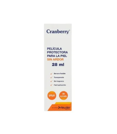 Pelicula Protectora Para Piel en Spray 28 ml Cranberry - Película Protectora Cutánea sin Alcohol Cranberry ...