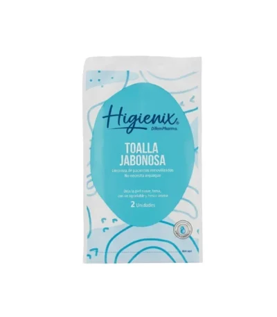 Toallas Jabonosas Higienix Difem Pharma Caja x 24 Sobres - Toallas Esponjas Jabonosas Desechables Higienix Di...