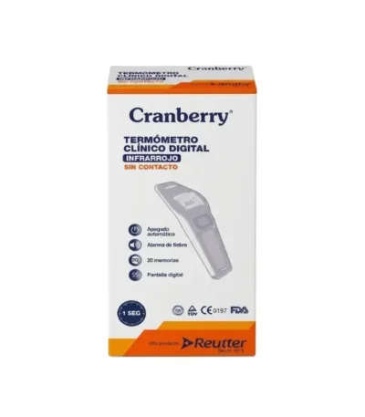 Termometro Clinico Digital Infrarrojo Cranberry - Termómetro Infrarrojo Digital Sin Contacto Cranber...