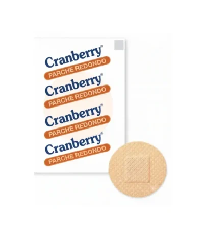 Parche Curita Redondo Hipoalergenico para Vacunas Cranberry Caja x 100 Unidades - Parches Curita Redondos Estériles e Hipoalergénico...
