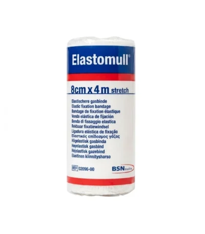 Venda Elastica Elastomull 8 cm x 4 m BSN Medical Caja x 20 Unidades - Vendas Elásticas de Fijación Elastomull BSN Medica...