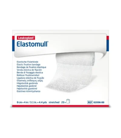 Venda Elastica Elastomull 8 cm x 4 m BSN Medical Caja x 20 Unidades - Vendas Elásticas de Fijación Elastomull BSN Medica...