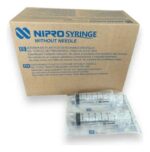 Jeringa 50 cc Punta Central Luer Lock Sin Aguja Nipro Caja 25 Unidades