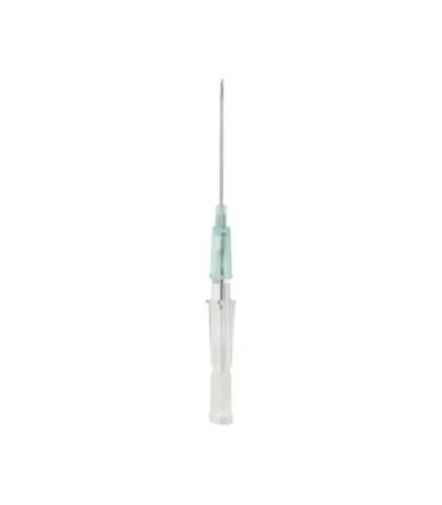 Cateter Intravenoso 18G x 1 1/4 Pulgada 32 mm Teflon Verde Cranberry Caja x 50 Unidades - Catéteres Intravenosos Periféricos de Teflón 18G x...