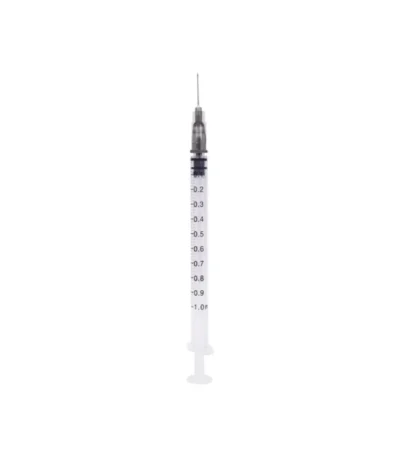 Jeringa Tuberculina 1 ml con Aguja 27G x 1/2 Cranberry Caja x 100 Unidades - Jeringas de Tuberculina 1 ml con Aguja Fina 27G x ...