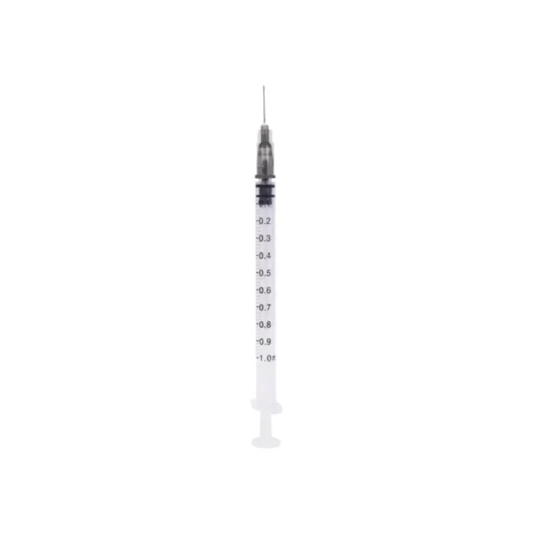 Jeringa Tuberculina 1 ml con Aguja 27G x 1/2 Cranberry Caja x 100 Unidades - Jeringas de Tuberculina 1 ml con Aguja Fina 27G x ...