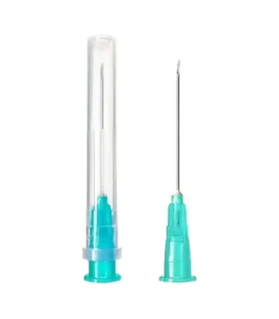 Aguja Hipodermica 21G x 1 Pulgada Verde Cranberry Caja x 100 Unidades - Agujas Hipodérmicas Estériles Cranberry 21G x 1...