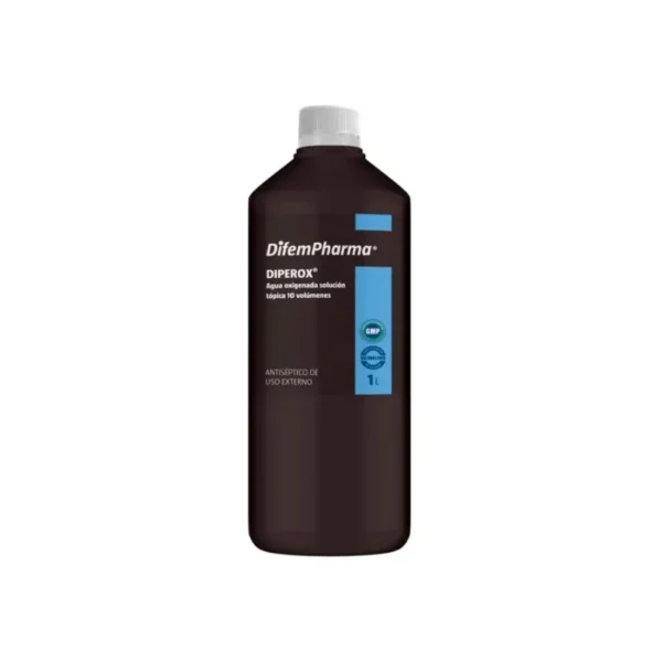 Diperox Solución Topica Difem Pharma 1 Litro - Agua Oxigenada 10 Volúmenes al 3% Difem Pharma de ...