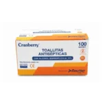 Toallitas Antisépticas Cranberry Caja x 100 Unidades - Imagen 2