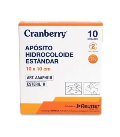Aposito Hidrocoloide Estandar 10 x 10 cm Esteril Caja 10 Unidades - CICATRIZACION RAPIDA Y AMBIENTE HUMEDO OPTIMO PARA...