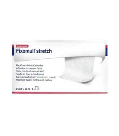Cinta de Fijacion Fixomull Stretch 15 cm x 10 m BSN Medical Unidad - FIJACION SEGURA Y FLEXIBLE PARA APOSITOS DE GRAN T...