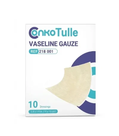 Gasa Parafinada Estéril 10×10 cm Conkote Caja x 10 Unidades - Apósito primario no adherente para la cicatrizació...