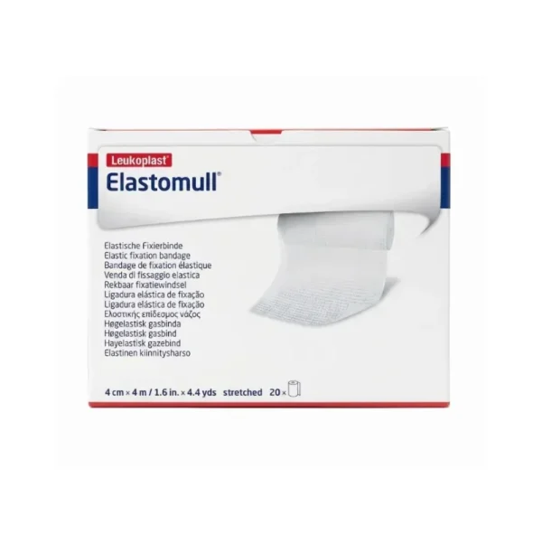 Venda Elasticá Elastomull 4cm x 4 m BSN Medical Caja x 20 Unidades - Fijación elástica, suave y altamente respirable pa...