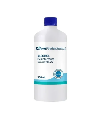 Alcohol Desinfectante Solucion Antiseptica 70% 500 ml - Desinfección Antiséptica Rápida y De Amplio Espect...