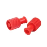 Tapa de Obturación Roja Luer Lock Macho-Hembra Estéril Cranberry Caja x 100 Unidades - Imagen 2