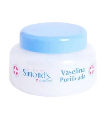 Vaselina Purificada Sin Perfume 110 g Simonds - Protección Emoliente e Hidratación Intensa para Pi...