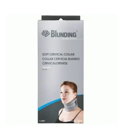 Collar Cervical Blando Espuma Talla M Blunding – Unidad - Soporte térmico y restricción de movimiento leve p...