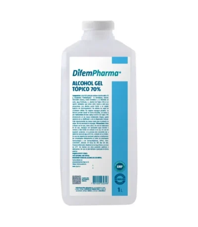 Alcohol Gel Topico 70% Envase 1 Litro - Desinfeccion Eficaz e Higiene Antiseptica para Man...