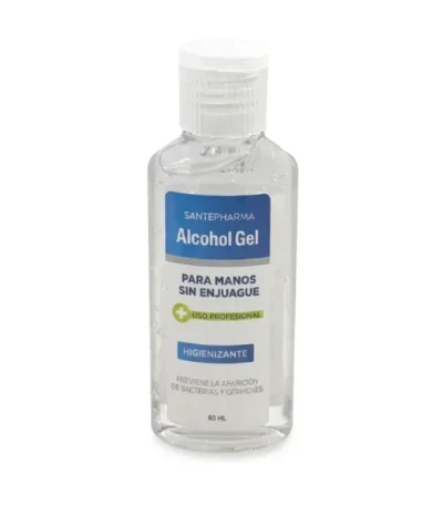 Alcohol Gel Higienizante Santepharma 70% Envase 60ml - Higiene e Proteccion Antiseptica Inmediata para Tu...