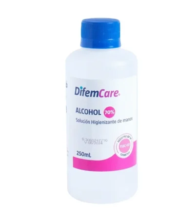 Alcohol 70 % Higienizante de Manos 250 ml - Higiene de manos rápida y segura para el cuidado d...