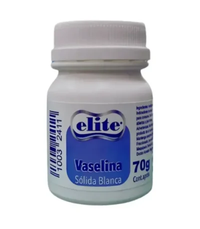 Vaselina Sólida Blanca Tópica Elite de 70g - Barrera humectante e higiénica para la protección ...