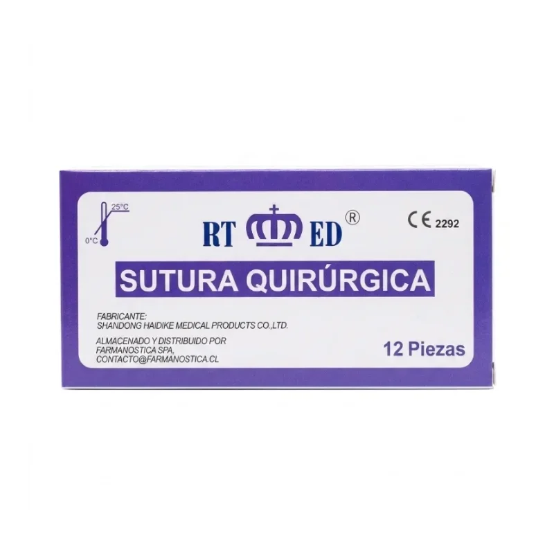 woo-products2Fimages2F1787580758304-edit_1787580758132-1.webp Sutura Ácido Poliglicólico Calibre 2/0 Aguja 3/8 Círculo HRT30 75 cm – Caja x 12 Unidades Estériles - Sutura Quirúrgica Absorbible Sintética Trenzada co...