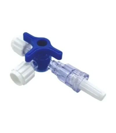Llave de Tres Pasos con Rotación 360 Grados Estéril Caja x 50 Unidades - Llave de Tres Vías para Terapia de Infusión Multic...