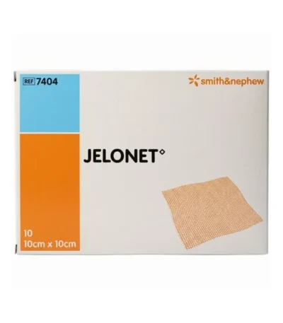 Gasa Parafinada Jelonet 10 cm x 10 cm Smith & Nephew Caja x 10 Unidades - Apósito Interfaz Parafinado Atraumático Jelonet 10...