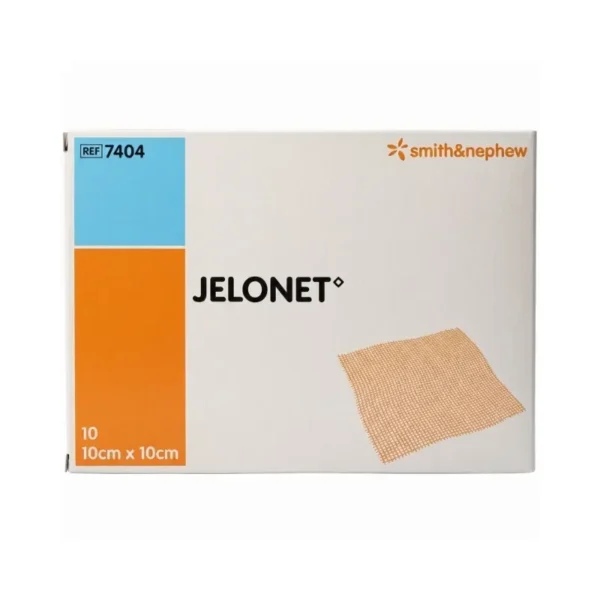 Gasa Parafinada Jelonet 10 cm x 10 cm Smith & Nephew Caja x 10 Unidades - Apósito Interfaz Parafinado Atraumático Jelonet 10...