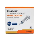 Jeringa 60 cc Punta Cateter Sin Aguja para Alimentacion e Irrigacion Caja 25 Unidades