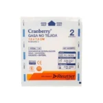 Gasa No Tejida Estéril 7.5x7.5 cm Cranberry Caja x 50 Sobres - Imagen 2