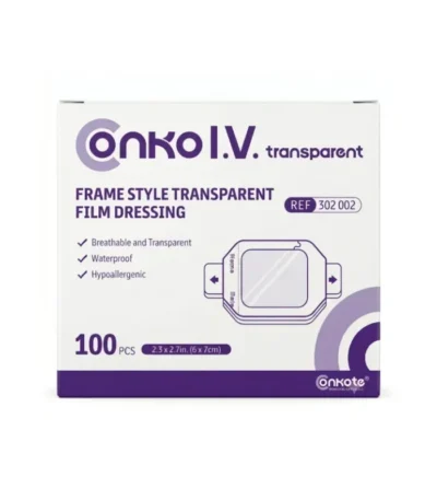 Aposito Transparente 6×7 cm Conkote Caja x 100 Unidades - Apósitos Transparentes Adhesivos de Poliuretano Co...