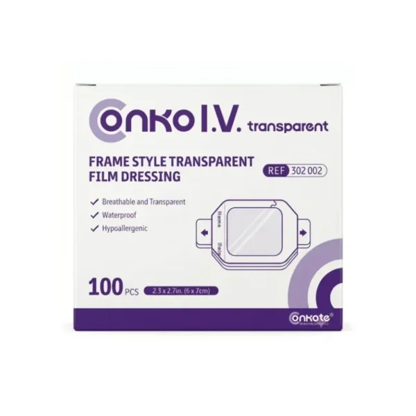 Aposito Transparente 6×7 cm Conkote Caja x 100 Unidades - Apósitos Transparentes Adhesivos de Poliuretano Co...