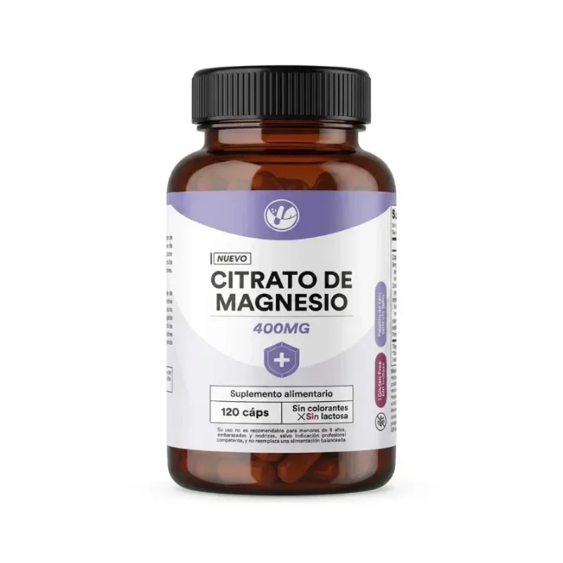 Magnesio Citrato Plus Cápsulas Health Natural
