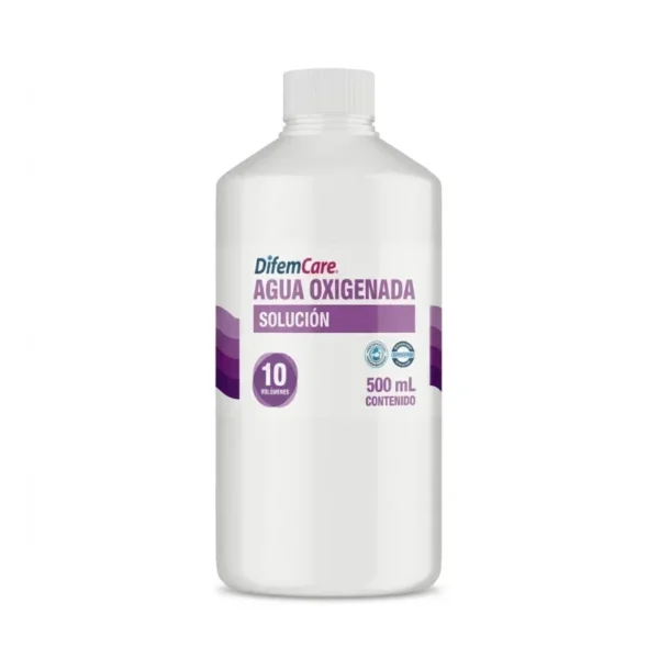 Agua Oxigenada 10 Volumenes 3% 500ml Unidad