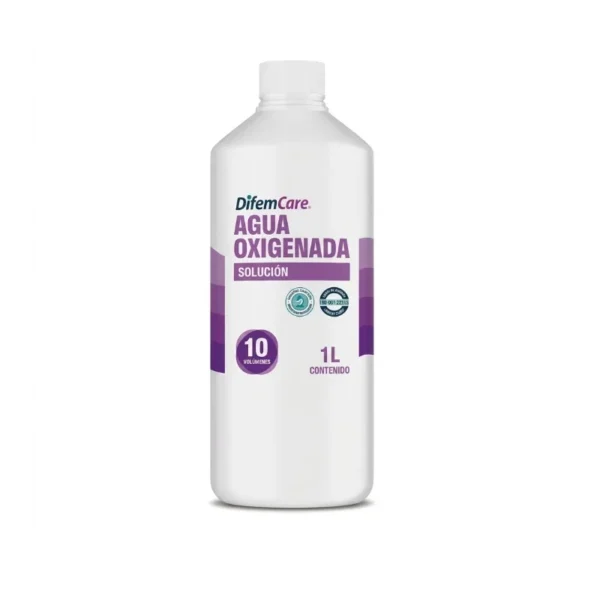 Agua Oxigenada 10 Volúmenes 3% Difem Pharma 1 Litro - Agua Oxigenada 10 Volúmenes al 3% Difem Pharma de ...