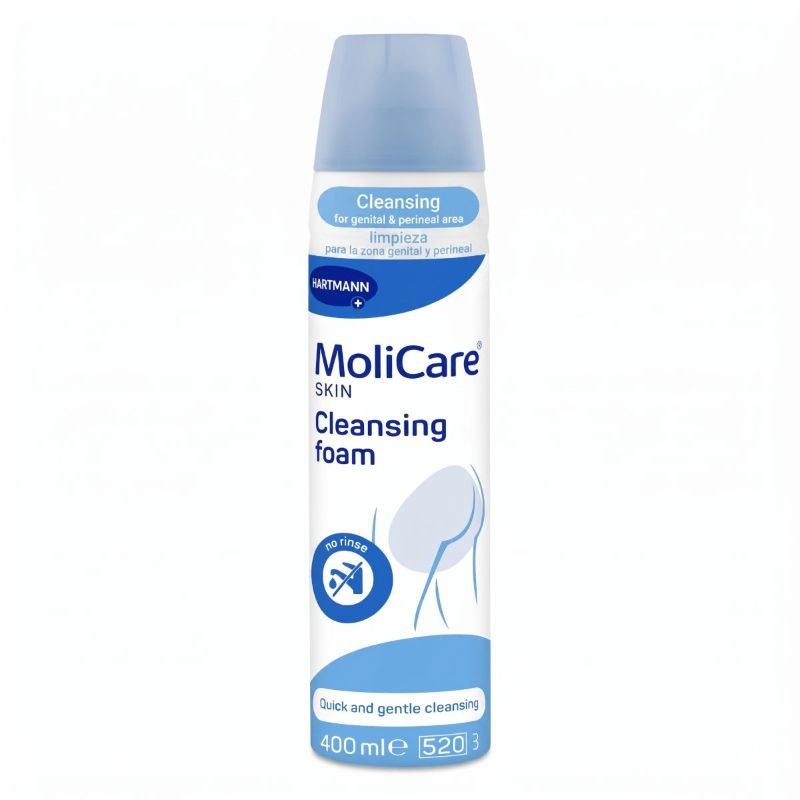 products2FF6UGvgx8D3hn1LL3O9sv2Fmolicare.jpg Espuma de Limpieza en Seco MoliCare Skin 400 ml Hartmann Unidad - Imagen 1