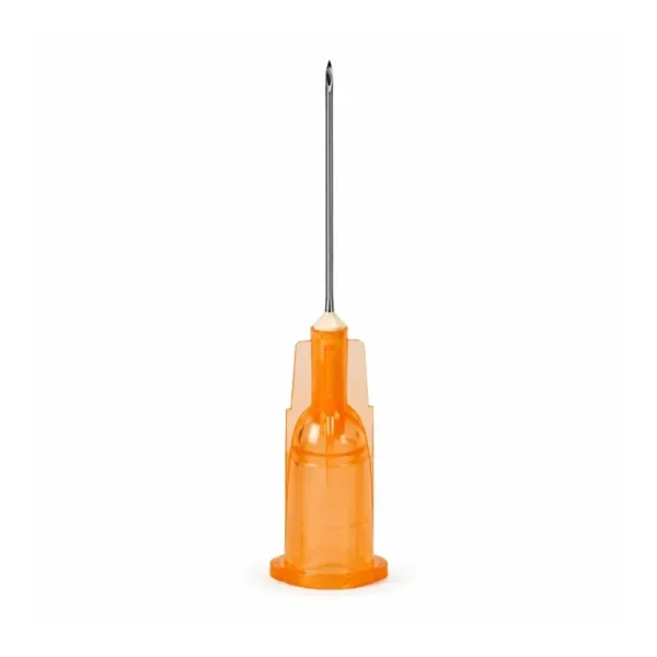 Aguja Hipodérmica Naranja 25G x 1 Nipro - Caja x 100 Unidades