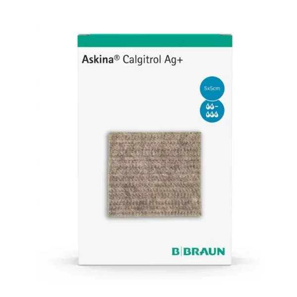 Askina Calgitrol Ag 5x5 cm Alginato de Plata B. Braun Unidad