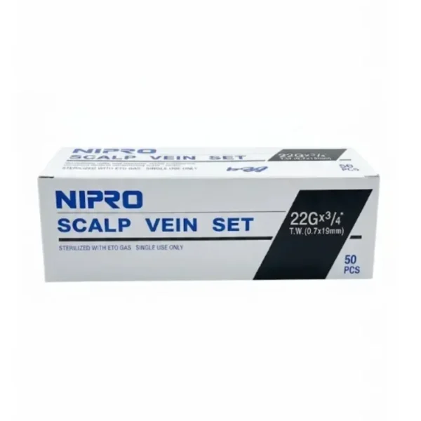Scalp Vein 22g x 3/4 Nipro - 50 Unidades