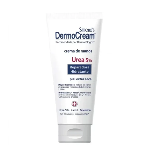 Crema de Manos Urea 5% Piel Extra Seca 80 ml Dermocream Pomo Unidad