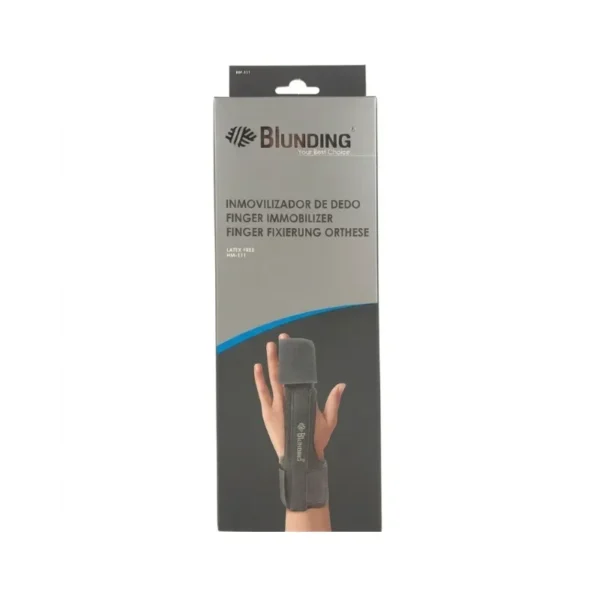Inmovilizador de Dedo Adulto con Velcro y Férula de Aluminio Talla M – Unidad - Estabilidad y Alivio Inmediato para Lesiones en Tu...